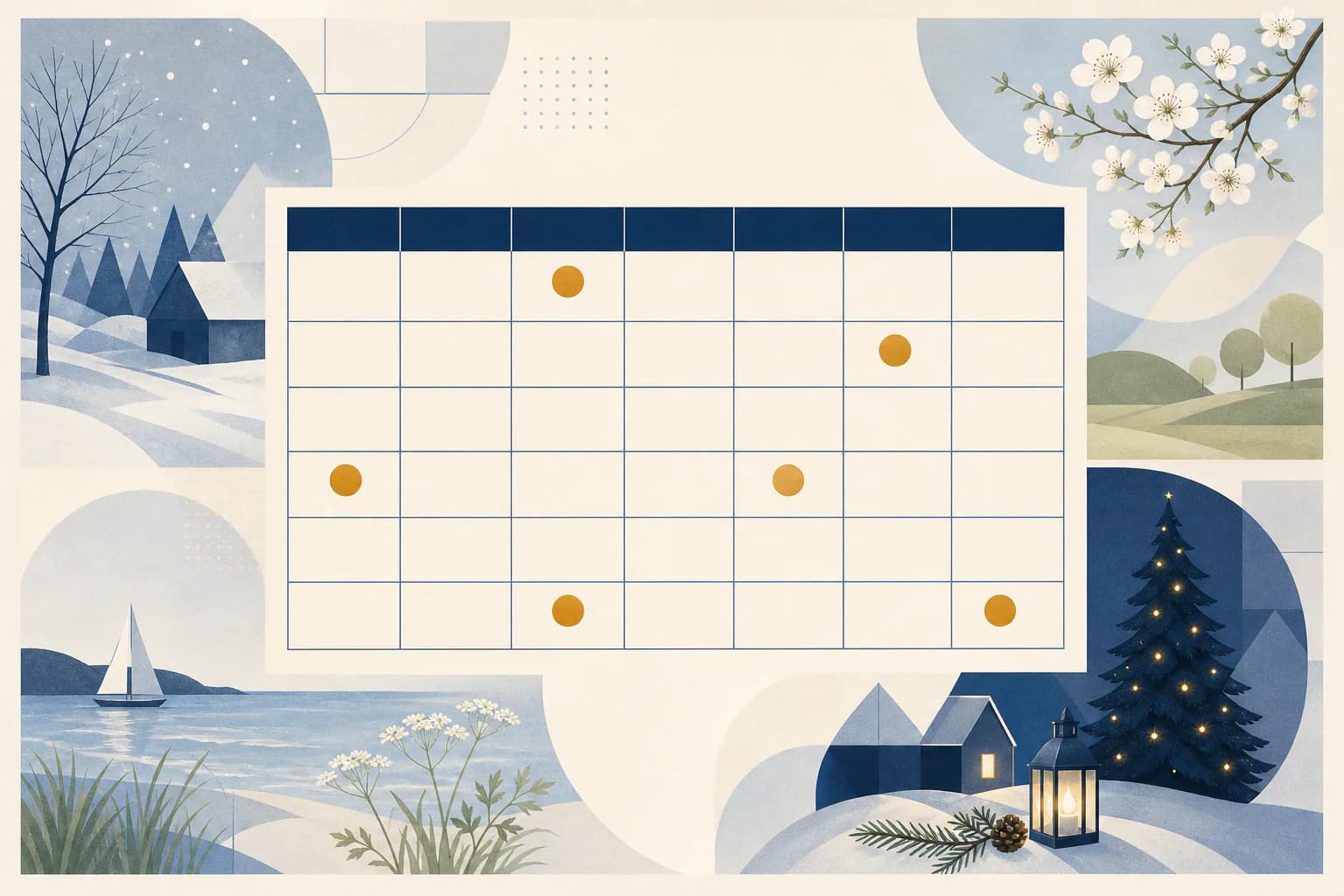 Dansk helligdagskalender 2027 med officielle datoer